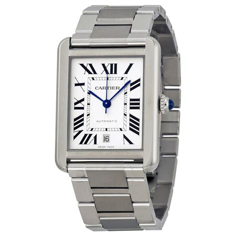 stainless steel cartier tank man